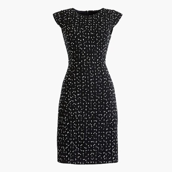 J. Crew Dresses & Skirts - J. Crew Tweed Cap Sleeve Sheath Dress